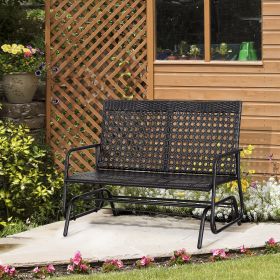 Patio 2-Person Glider Bench Rocking Chair
